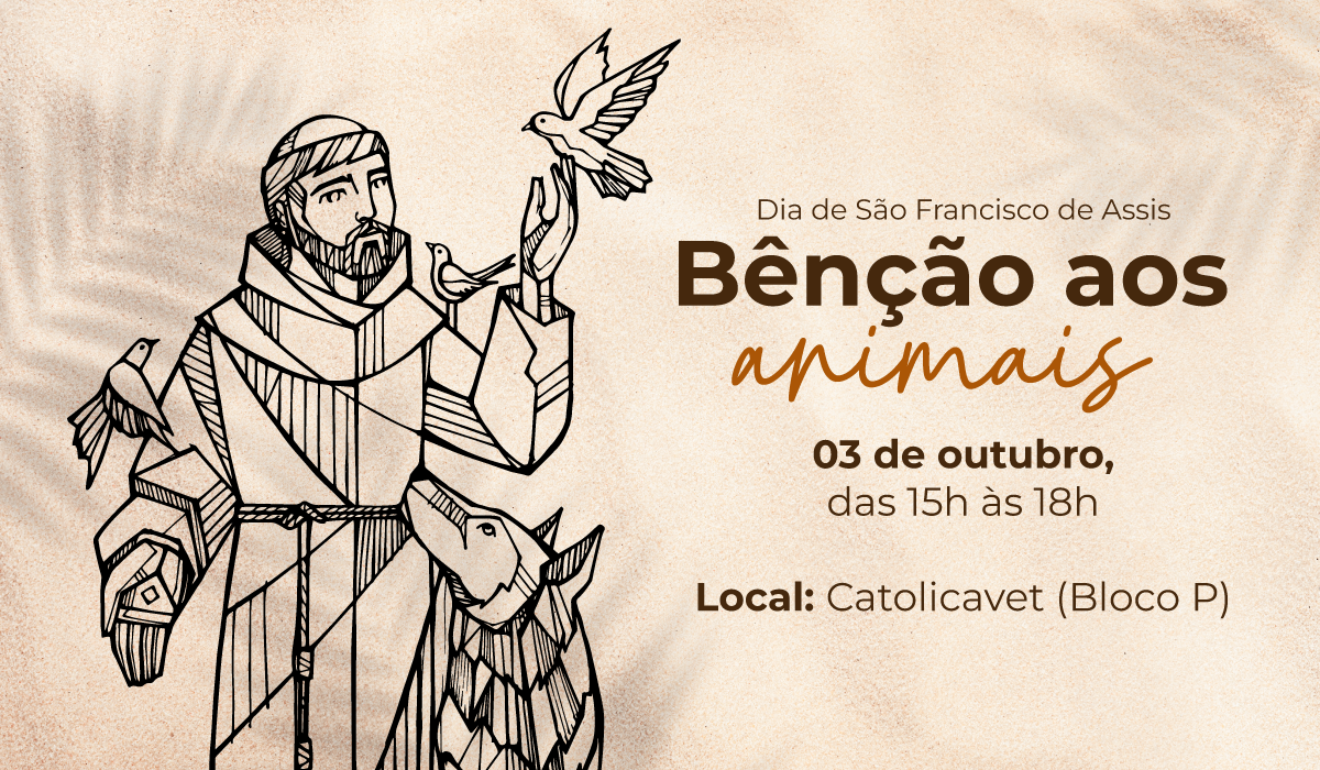 UCB - BENÇÃO DOS ANIMAIS - SÃO FRANCISCO_BANNER EVENTO